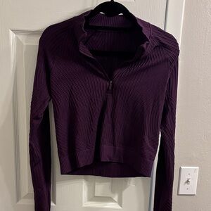 lululemon athletica Dark Purple Long Sleeve Top